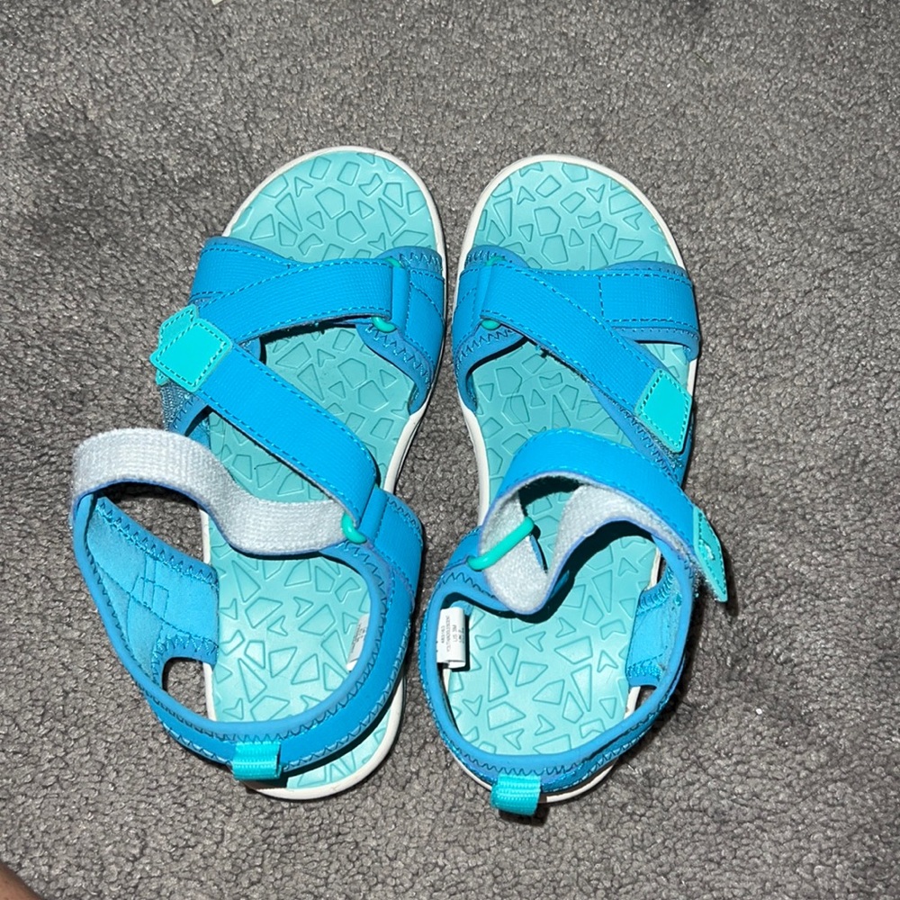 blue water shoes